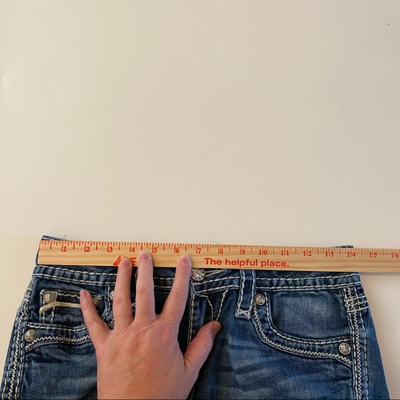 Rock Revival Shelly Boot Western Distressed Jeans - Picture 11 of 16